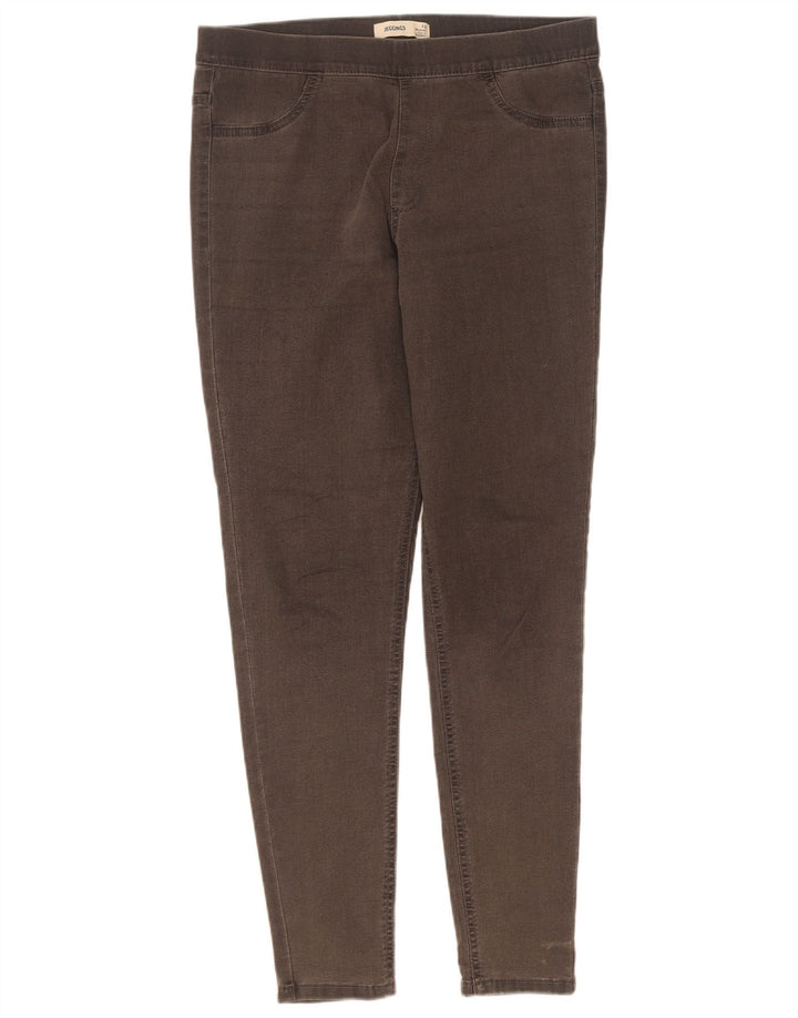 Calça jeans feminina Marks & Spencer UK 12 médio W30 L27 algodão cinza