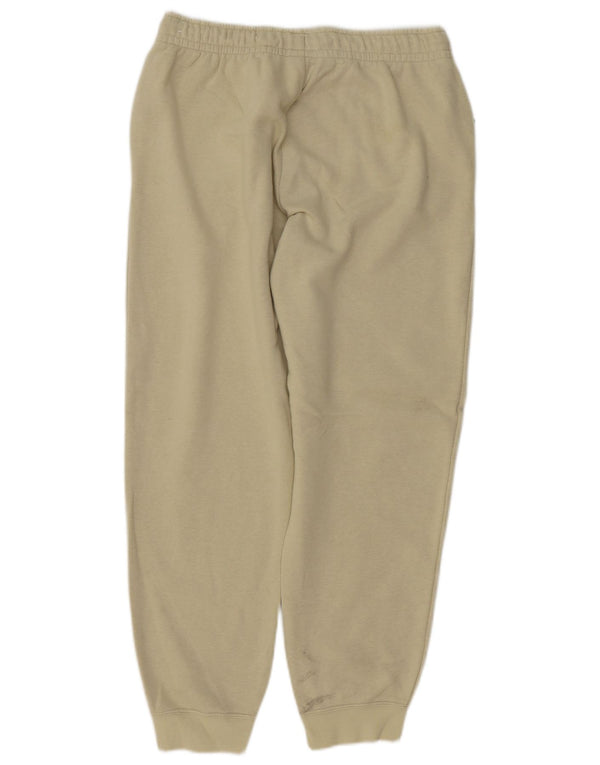Calça de treino feminina Nike Joggers UK 12 algodão bege médio