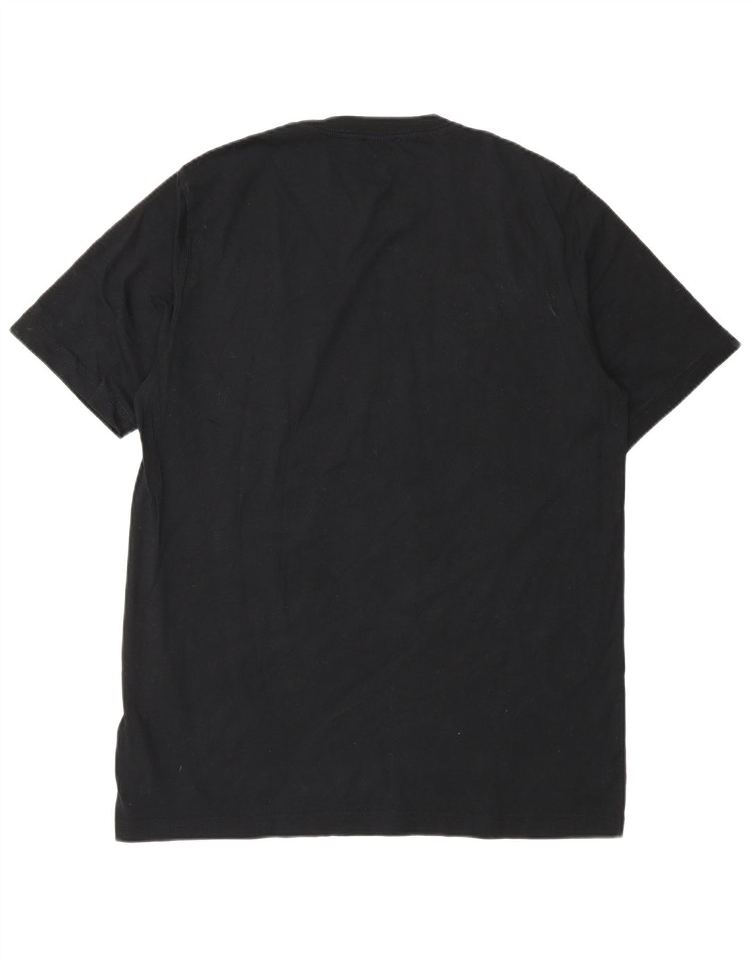 Diesel Camiseta masculina gráfica Top médio algodão preto