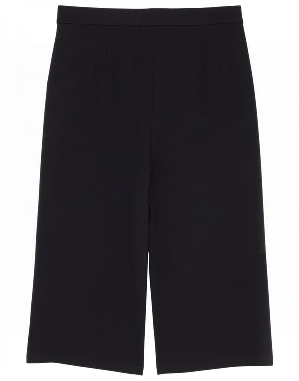 Calça casual feminina Marks & Spencer de cintura alta Reino Unido 20 2XL W38 L26 Azul marinho