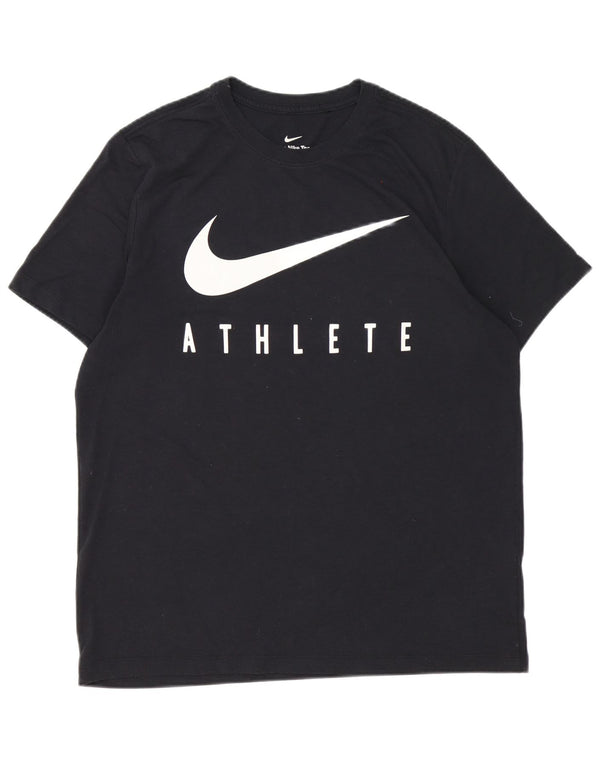 Camiseta Nike Masculina Dri Fit Graphic Top Grande Poliéster Preto