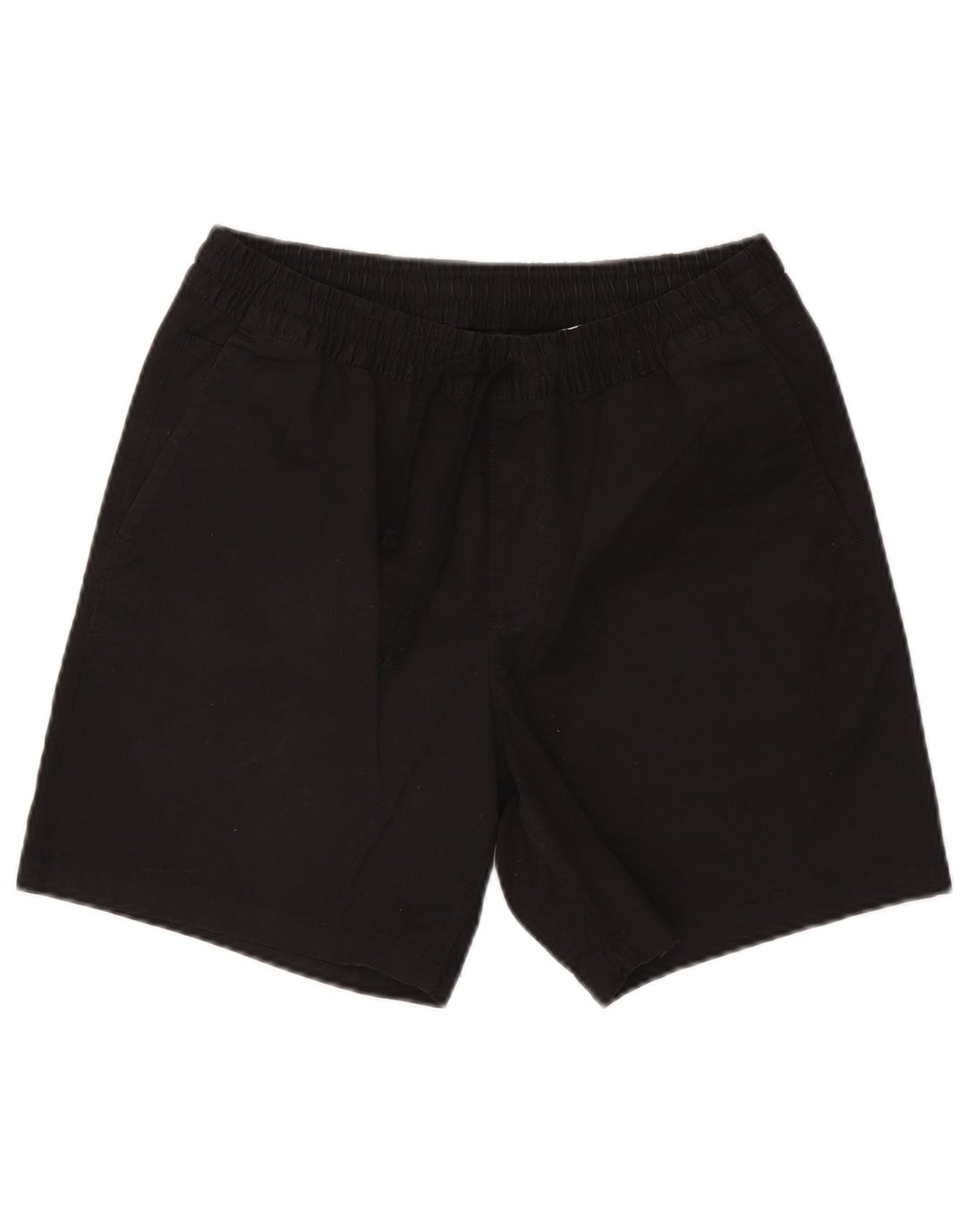 VANS Mens Relaxed Fit Chino Shorts Pequeno W28 Algodão Preto
