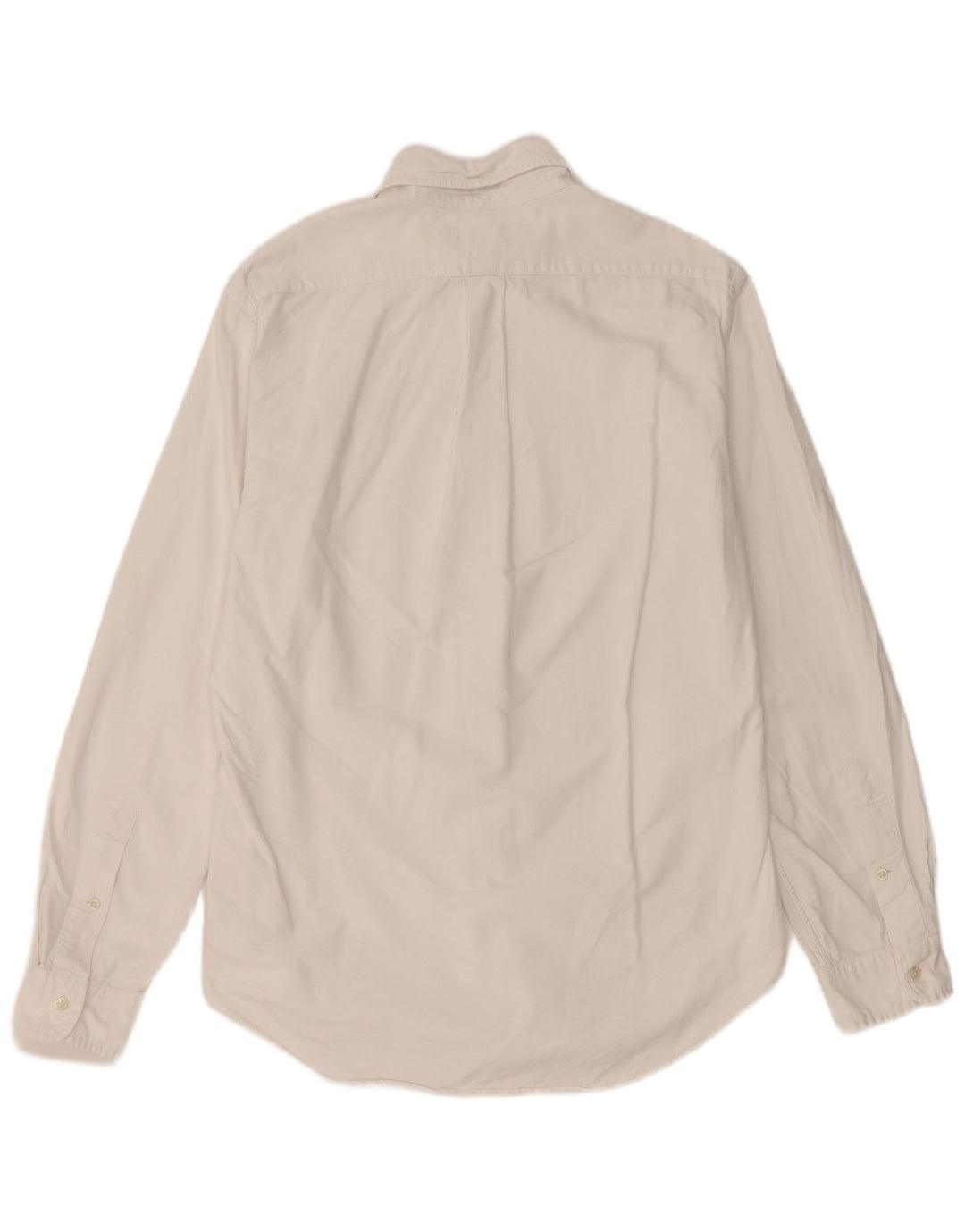 Camisa masculina Slim Fit Ralph Lauren de algodão branco médio