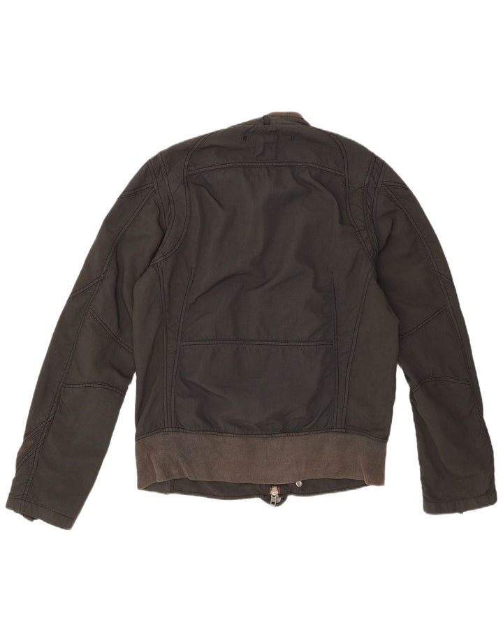 Jaqueta militar feminina Diesel UK 18 XL preta nylon
