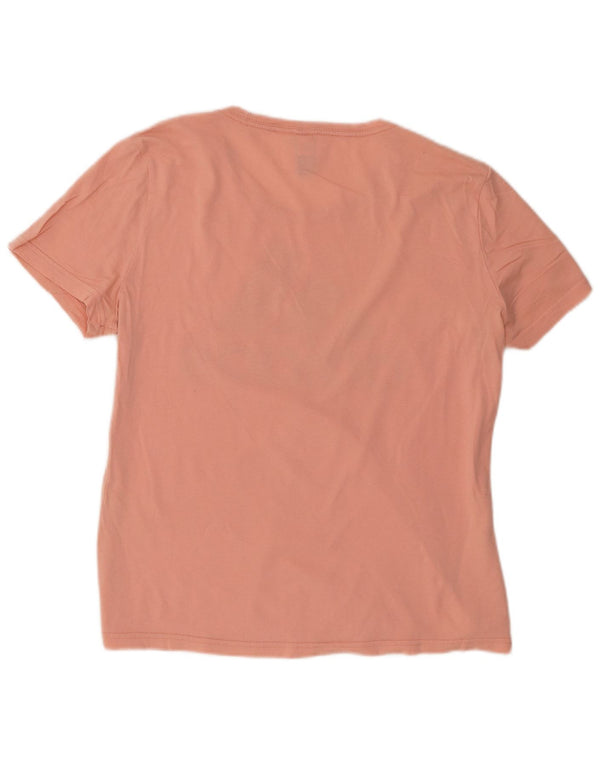 Camiseta Adidas Feminina Graphic Top UK 14 Médio Laranja