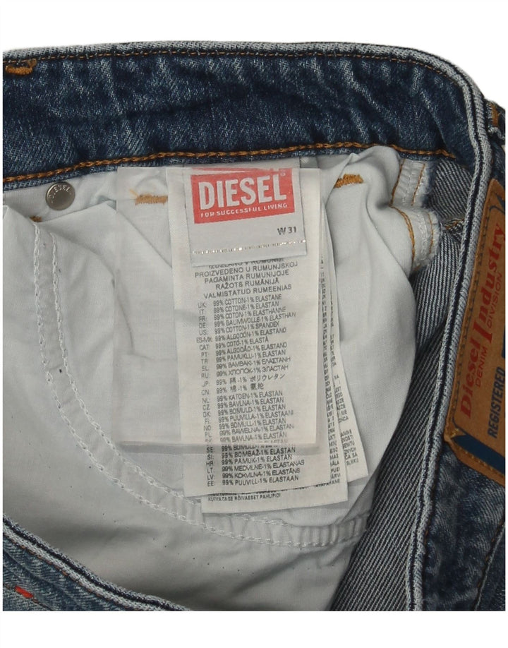 Diesel feminino bootcut jeans W31 L35 azul algodão