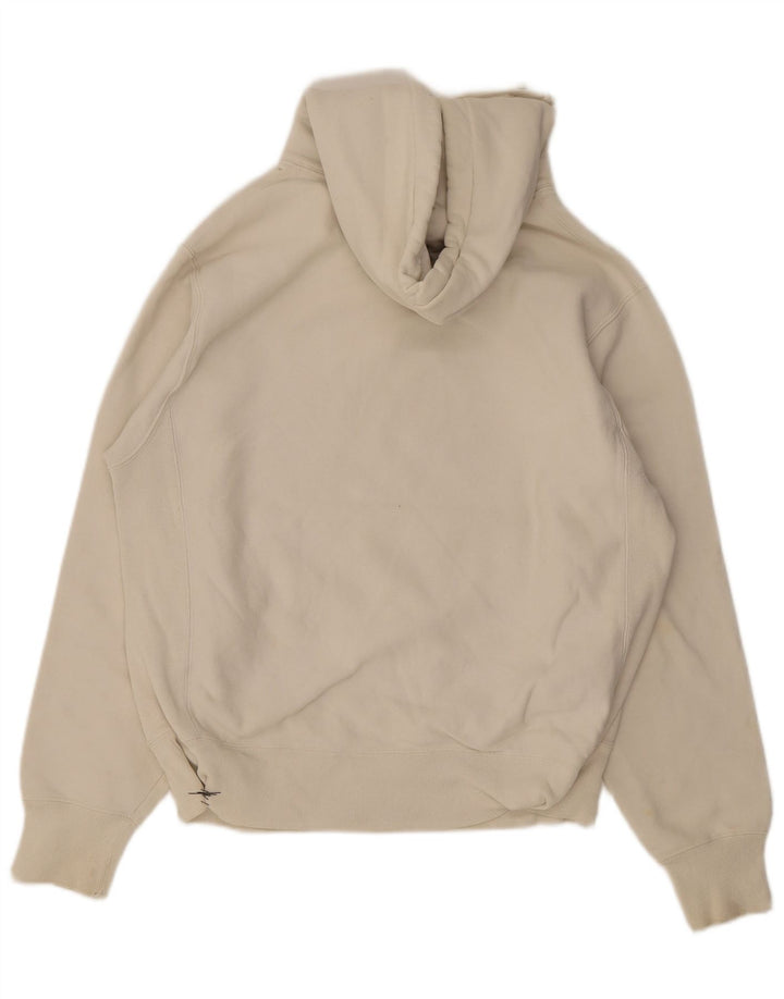 Jumper masculino com capuz Champion Reverse Weave médio branco