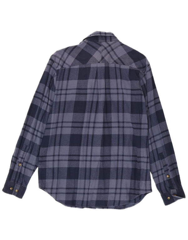 Camisa masculina de flanela Columbia Omni-Wick Regular Fit média xadrez azul marinho