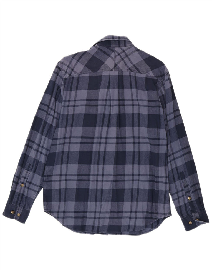 Camisa masculina de flanela Columbia Omni-Wick Regular Fit média xadrez azul marinho