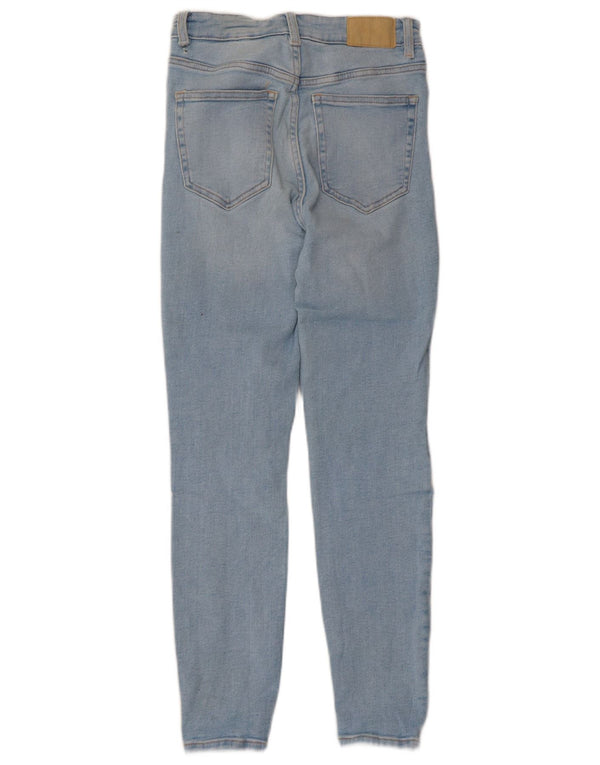 Zara Jeans Slim Feminino EU 36 XS W26 L26 Azul Algodão