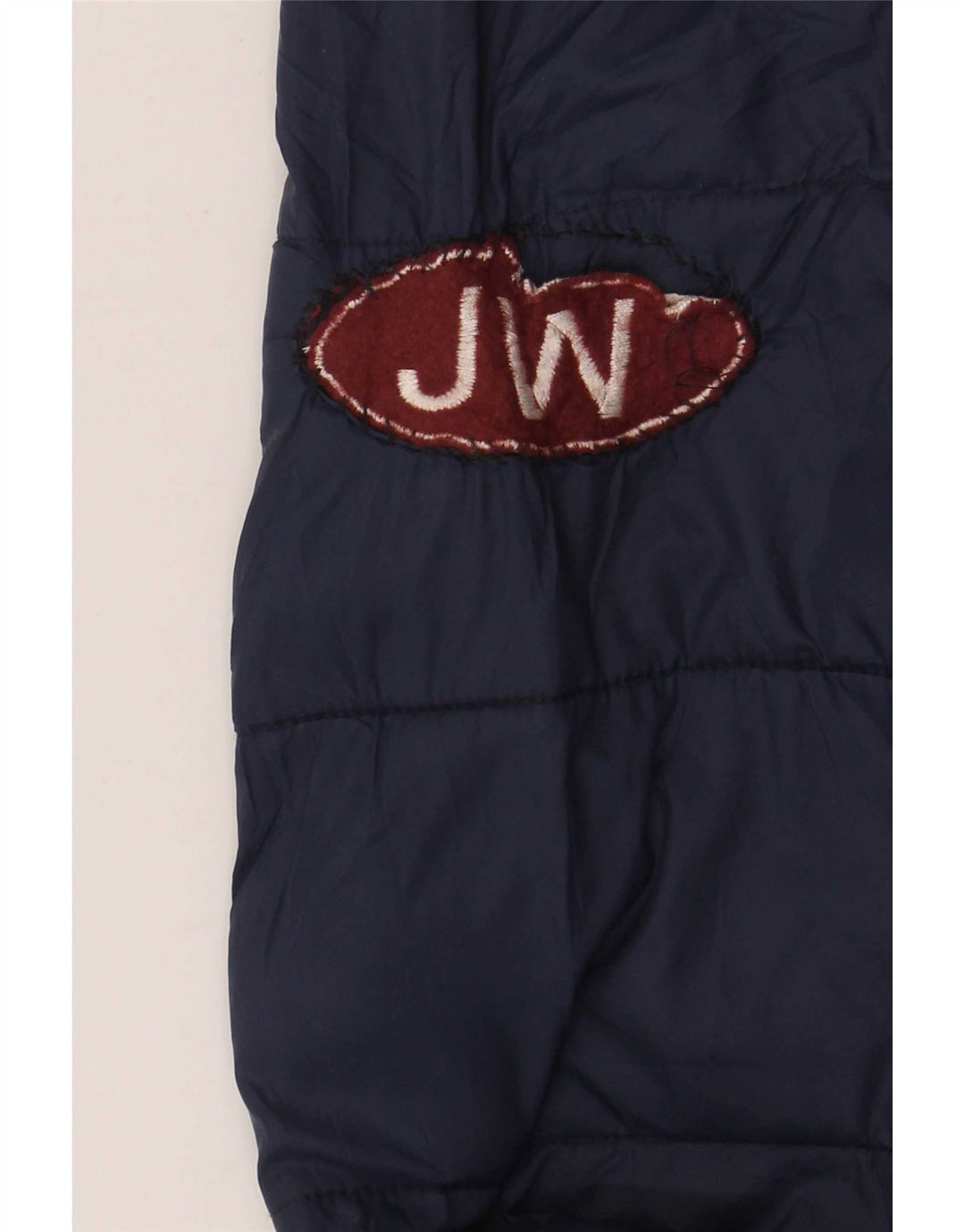 Jaqueta acolchoada masculina Jack Wills UK 40 grande nylon azul marinho