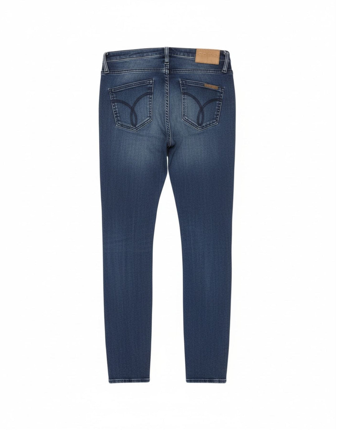 Calça jeans skinny feminina Calvin Klein W28 L32 azul