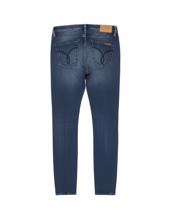 Calça jeans skinny feminina Calvin Klein W28 L32 azul