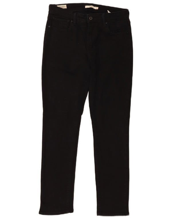 Calça jeans feminina Levi's 712 Slim W31 L30 algodão preto