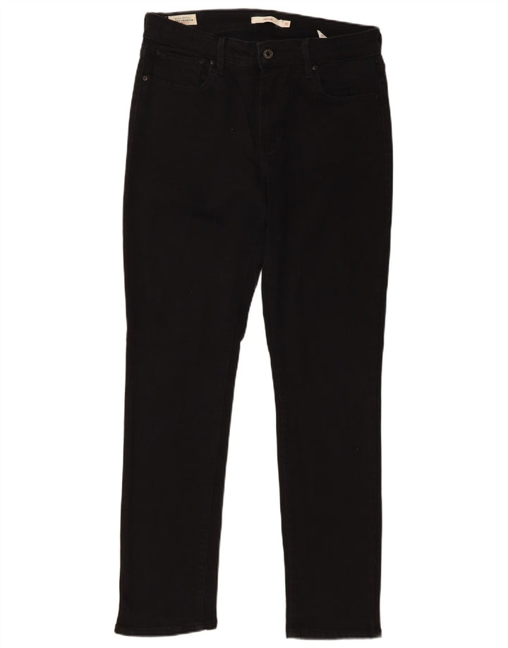 Calça jeans feminina Levi's 712 Slim W31 L30 algodão preto