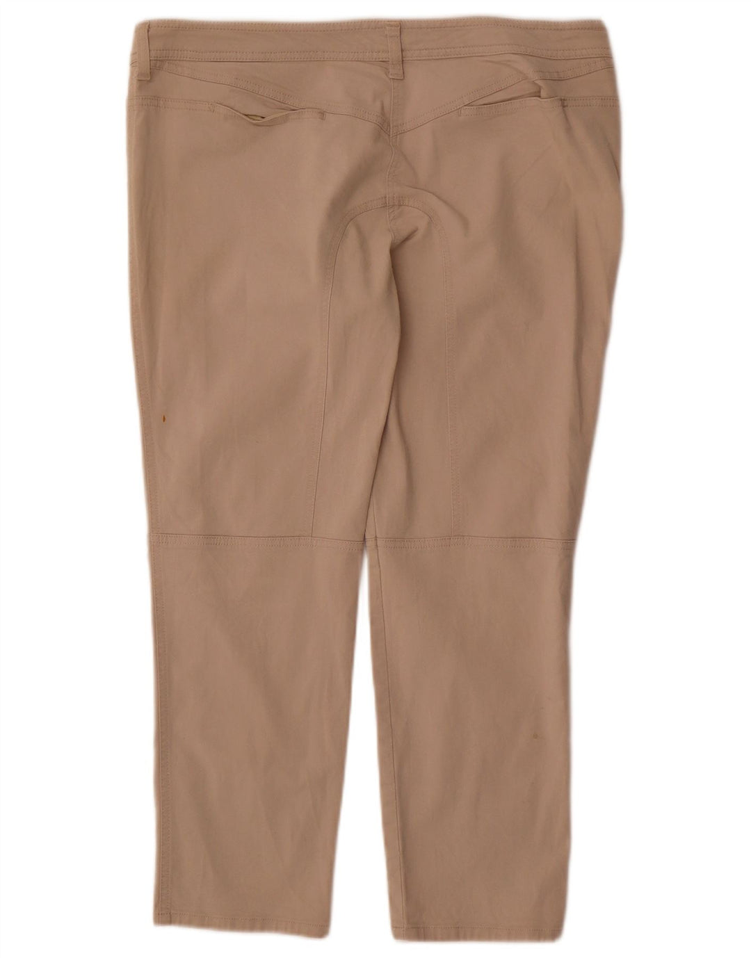 ARMANI Calça Feminina Slim Cropped IT 48 XL W36 L25 Algodão Bege