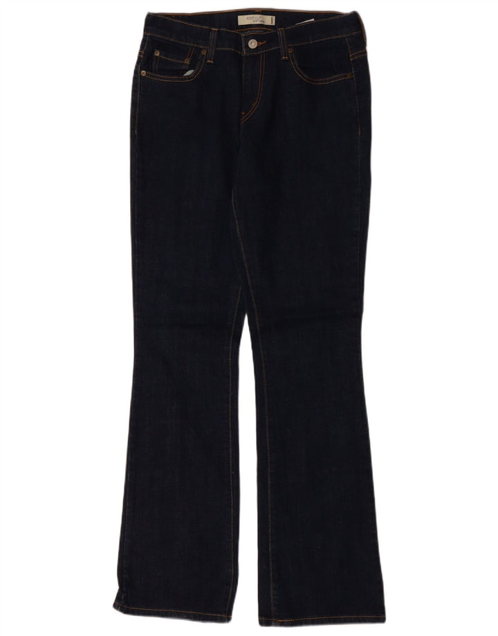 Levi's feminino 515 bootcut jeans US 6 médio W30 L33 algodão azul marinho