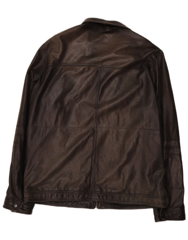 Jaqueta de couro masculina Conbipel IT 56 2XL preta