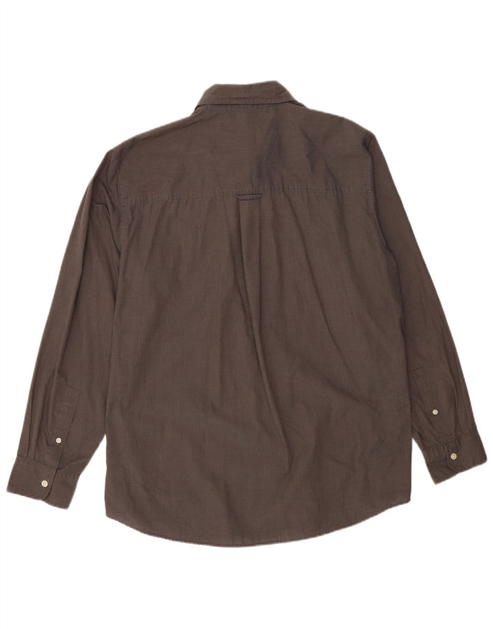 Camisa masculina CHAPS grande algodão cinza