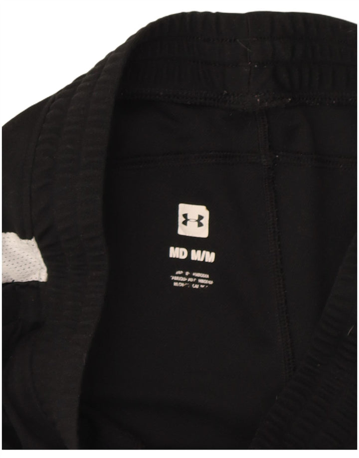 Calça de treino masculina Under Armour médio preto colorblock poliéster