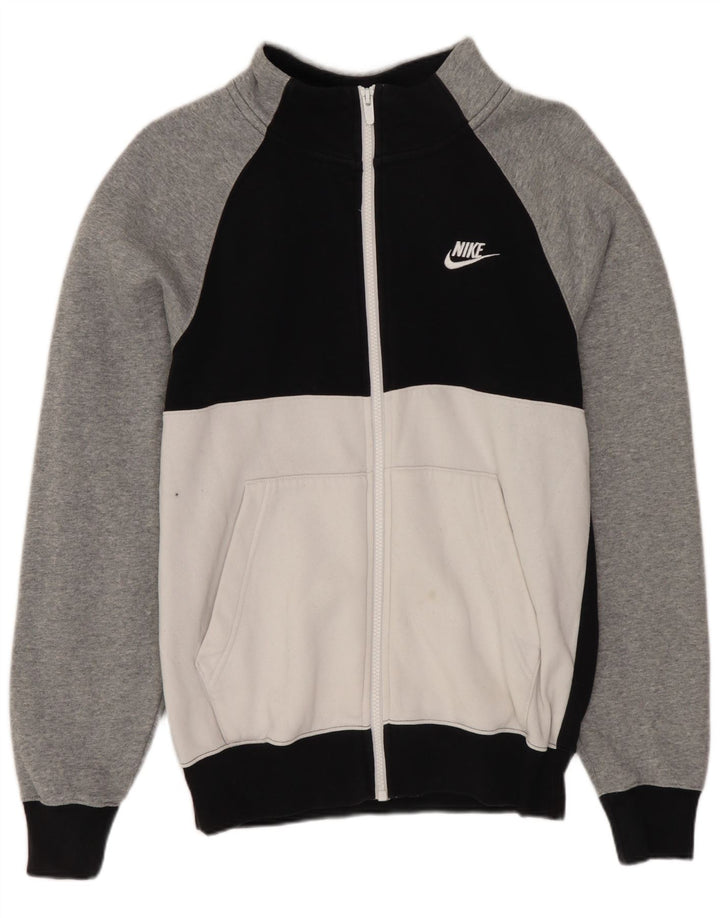 NIKE Mens Tracksuit Top Jacket XS Multicolor Colourblock Algodão