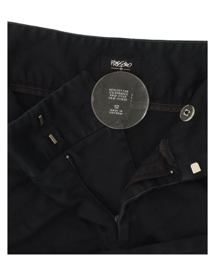 MOSSIMO Womens Bootcut Cargo Trousers US 12 Large W32 L30 Black Cotton Vintage Mossimo and Second-Hand Mossimo from Messina Hembry 