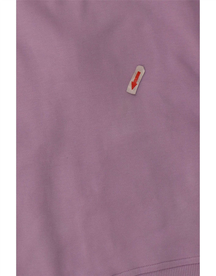 Champion Womens Tracksuit Top Jacket UK 14 Médio Roxo