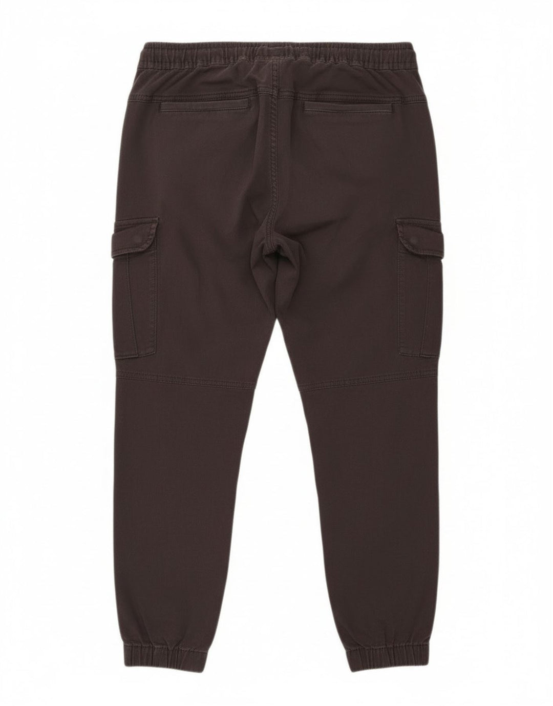 Zara Mens Joggers Cargo Calças EU 42 Grande W32 L28 Algodão Preto