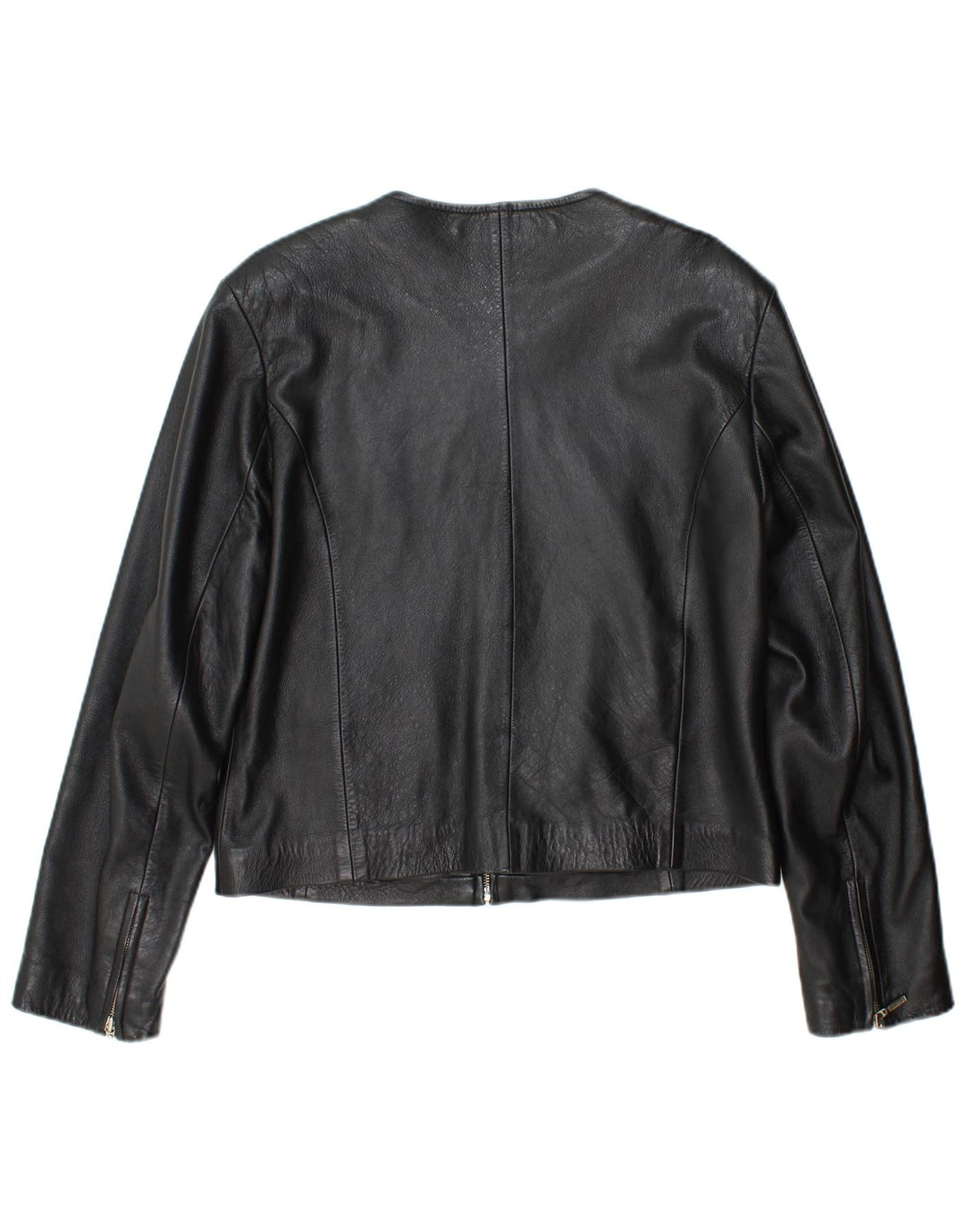 Jaqueta feminina de couro RABERG EU 42 grande couro preto