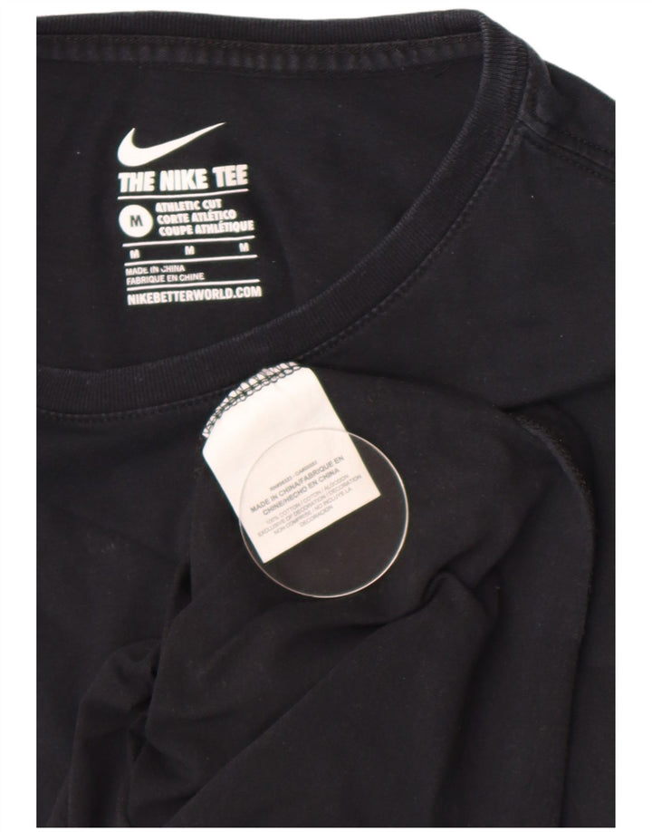 Camiseta Nike Masculina Athletic Cut Graphic Top Médio Algodão Preto