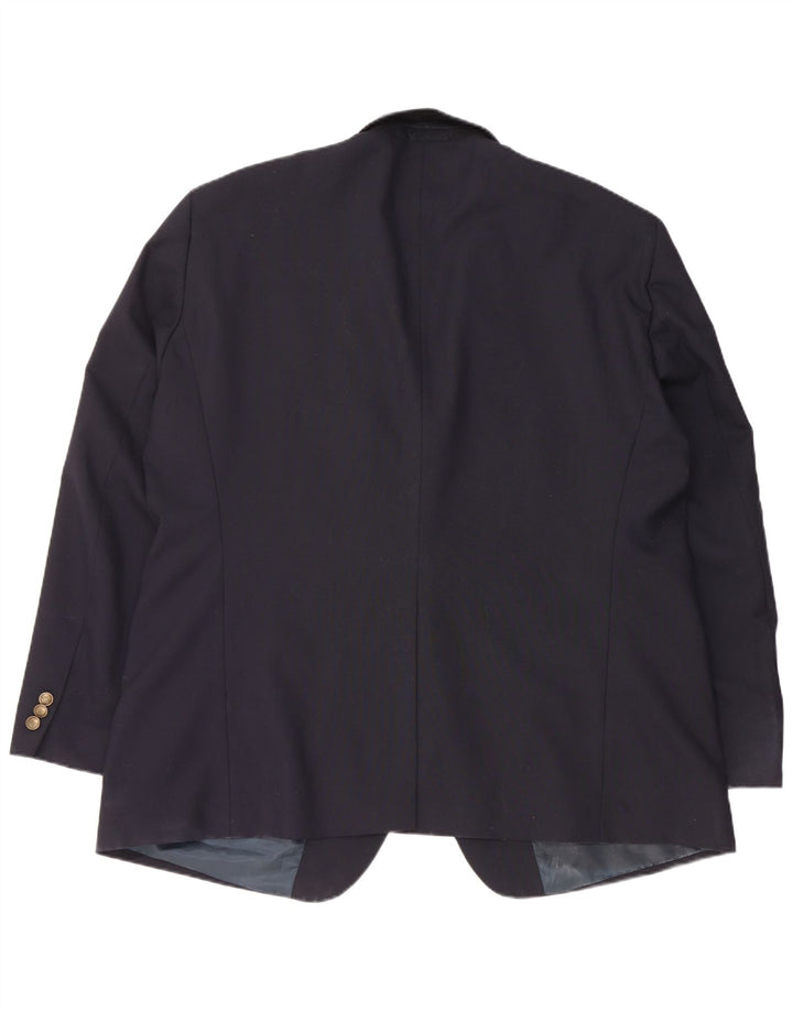 Jaqueta Blazer Masculina Dockers com 2 Botões IT 50 Grande Poliéster Azul Marinho