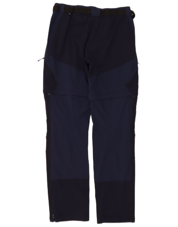 Calça cargo reta masculina Forclaz W32 L31 azul marinho