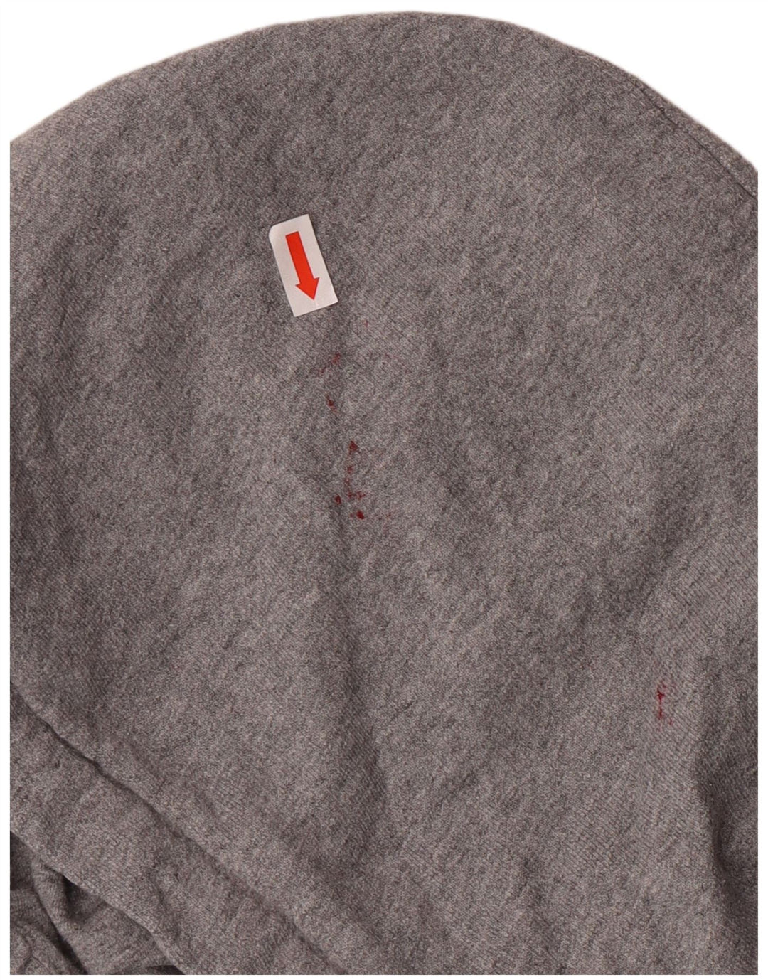 Suéter Vans masculino com capuz e zíper gráfico pequeno cinza algodão