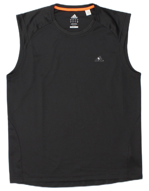 Adidas Mens Climalite Vest Top Médio Poliéster Preto