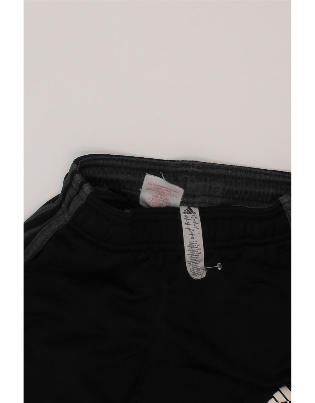Calças de treino Adidas Boys Climalite Joggers 4-5 anos preto poliéster