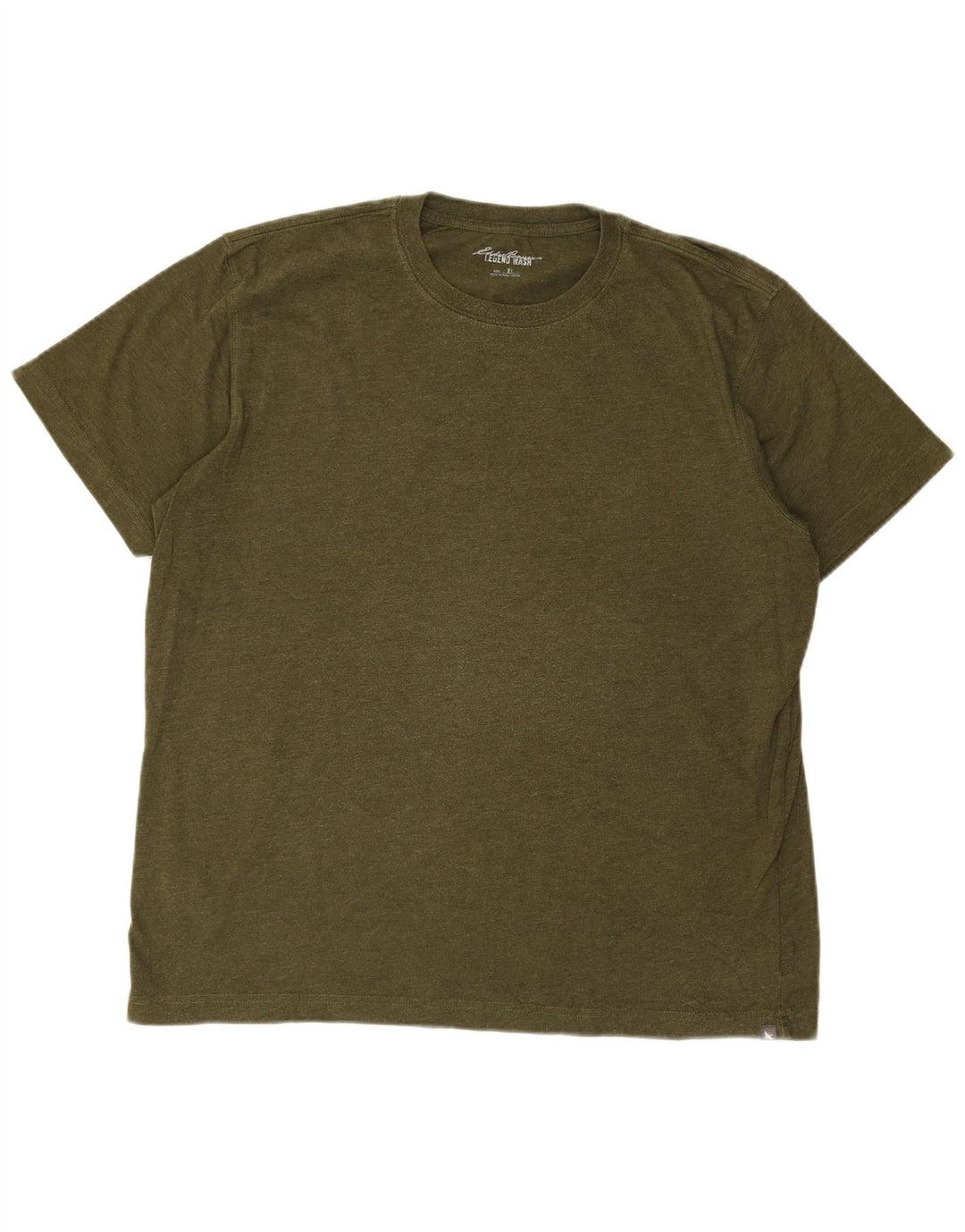 Camiseta masculina EDDIE BAUER Top XL de algodão cáqui