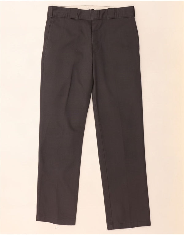 Calças Dickies Mens 874 Straight Chino W30 L32 Cinza Poliéster