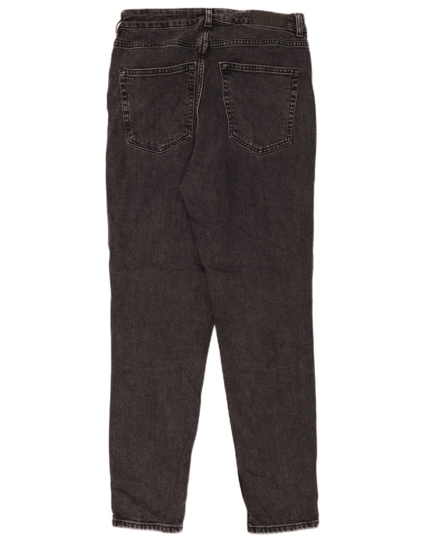 Topshop Jeans Slim Feminino UK 14 Médio W30 L29 Algodão Preto
