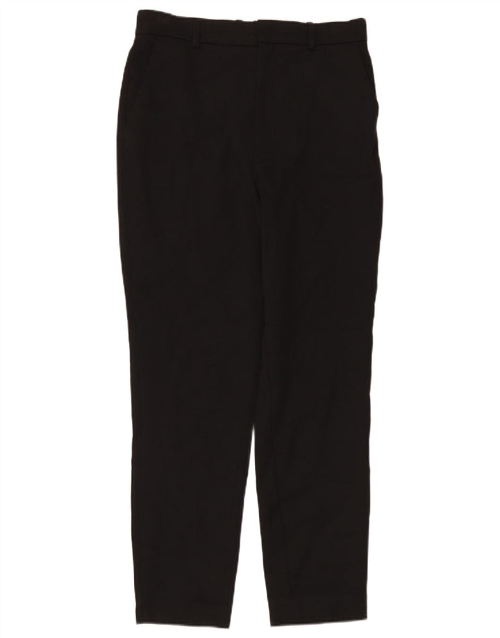 Calça feminina Zara Slim Suit médio W28 L30 preta