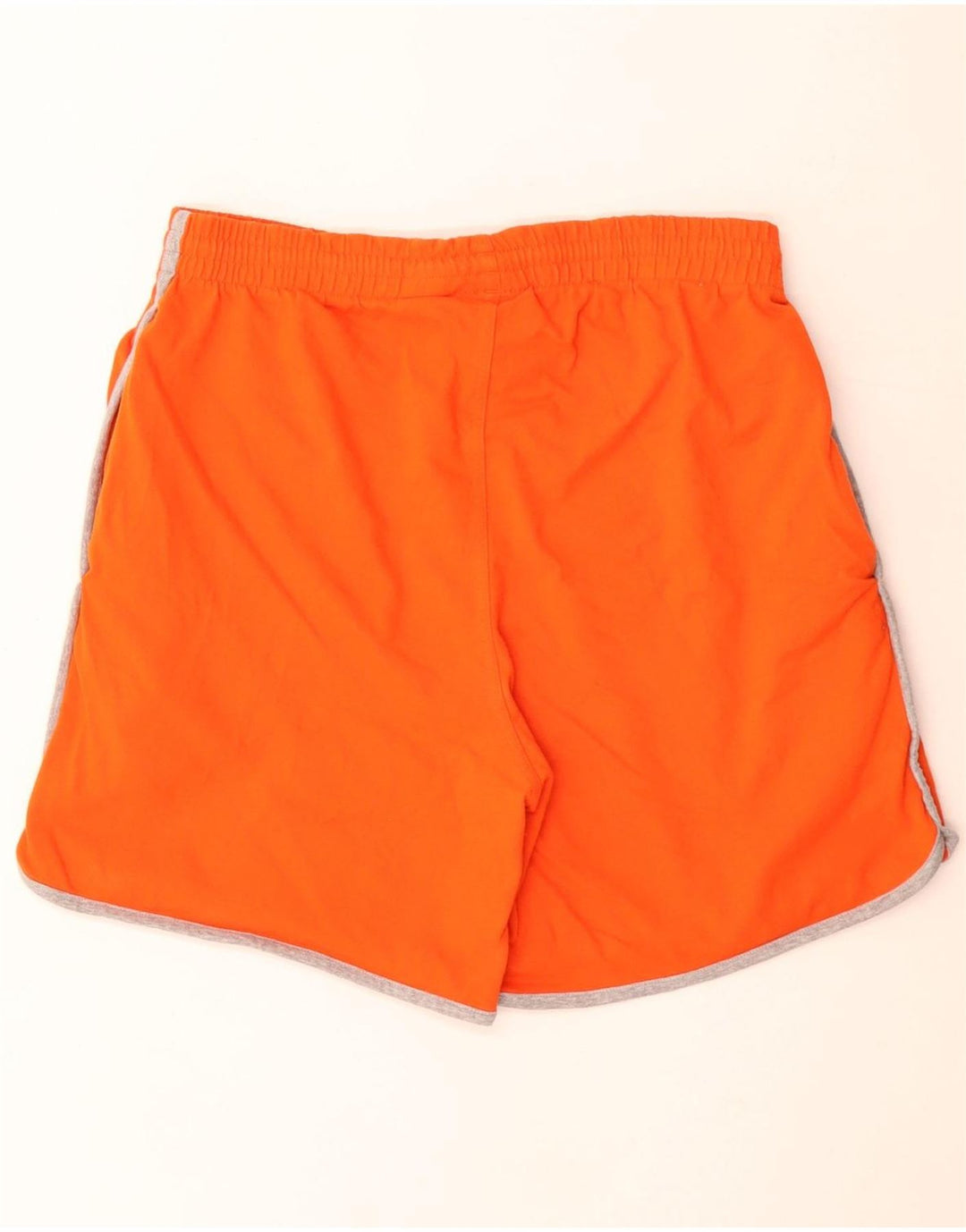 Shorts esportivos masculinos Puma grande laranja colorblock algodão