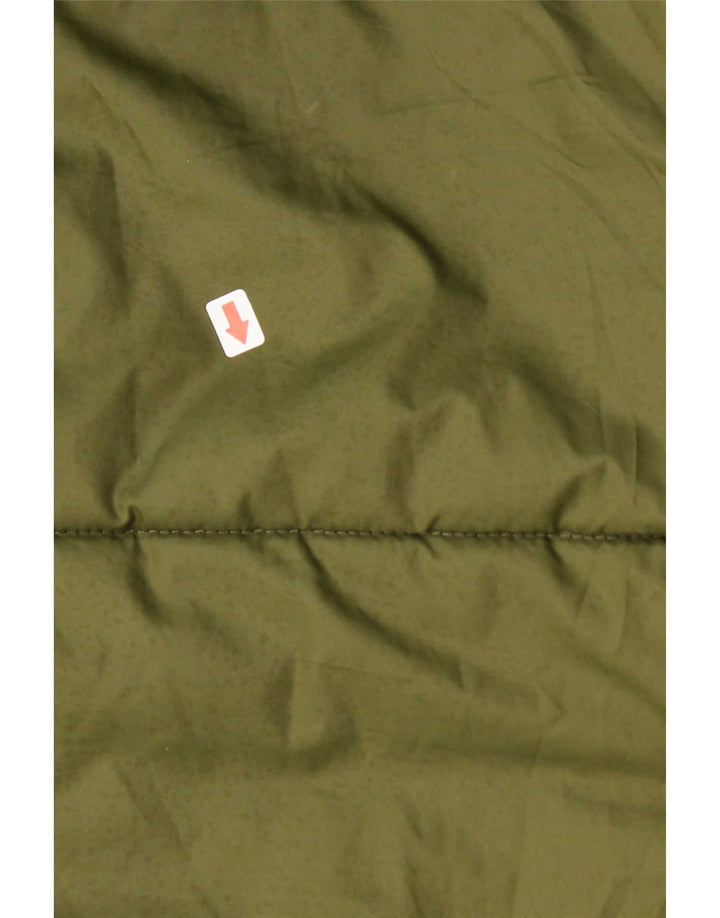 Jaqueta Nike Feminina Acolchoada Reversível UK 12 Poliéster Verde Médio