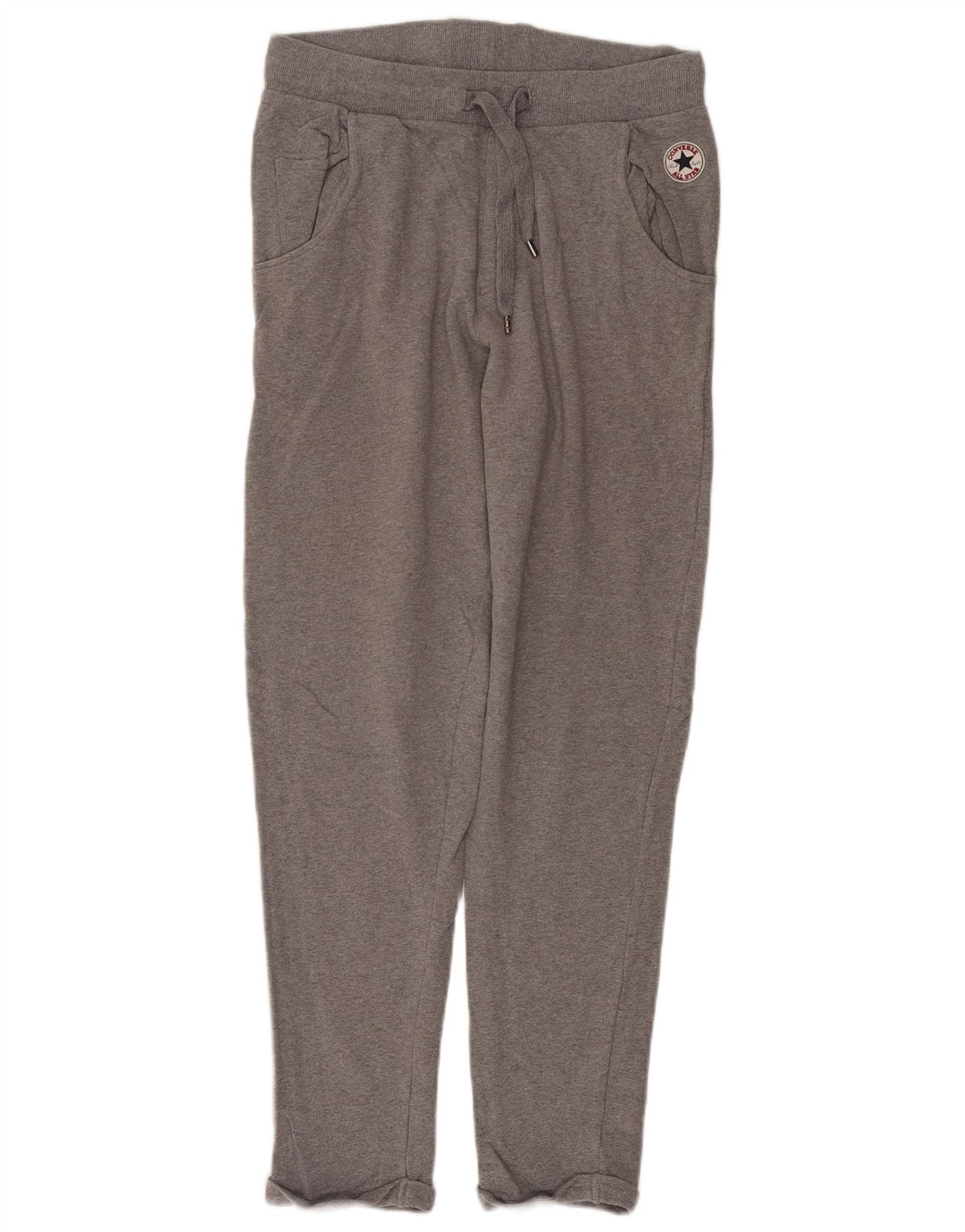 Calça de treino masculina CONVERSE joggers grande algodão cinza