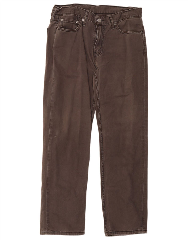 Levi's Masculino 514 Straight Jeans W33 L30 Cinza Algodão