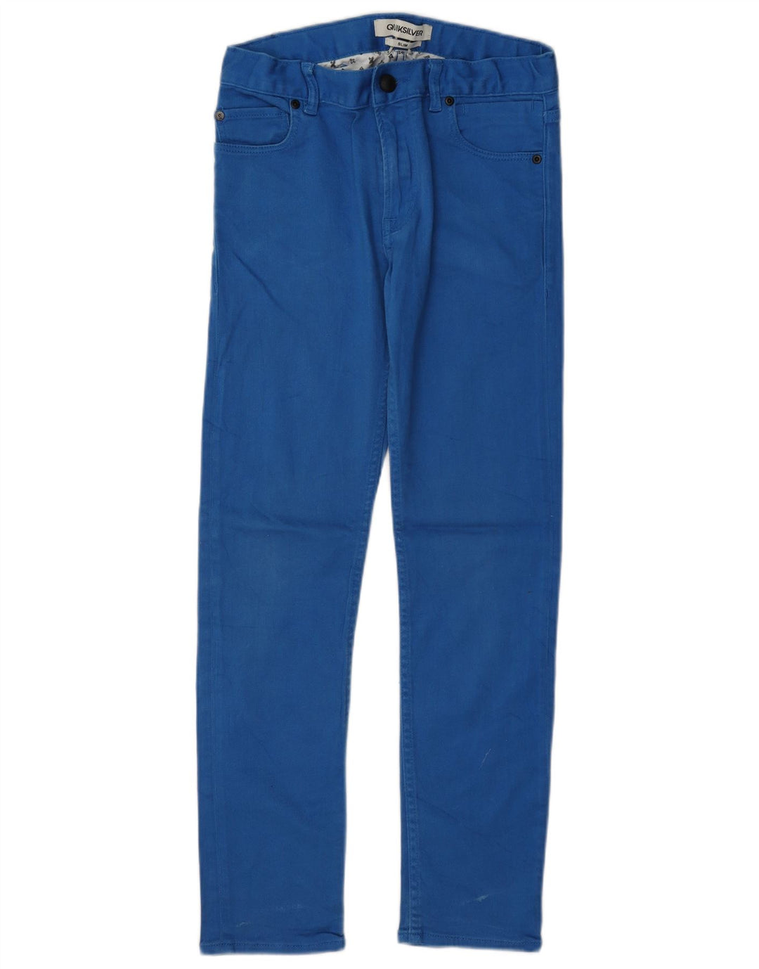 Quiksilver Jeans Slim Feminino W28 L29 Azul Algodão