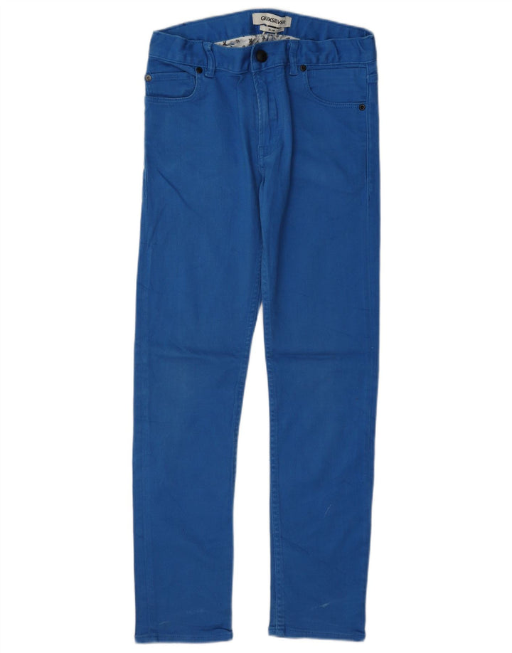 Quiksilver Jeans Slim Feminino W28 L29 Azul Algodão