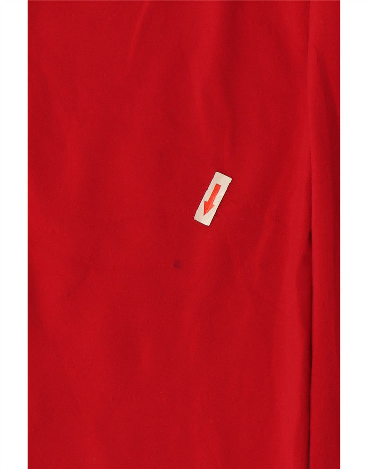 Calça de treino feminina Reebok UK 12 médio vermelho nylon