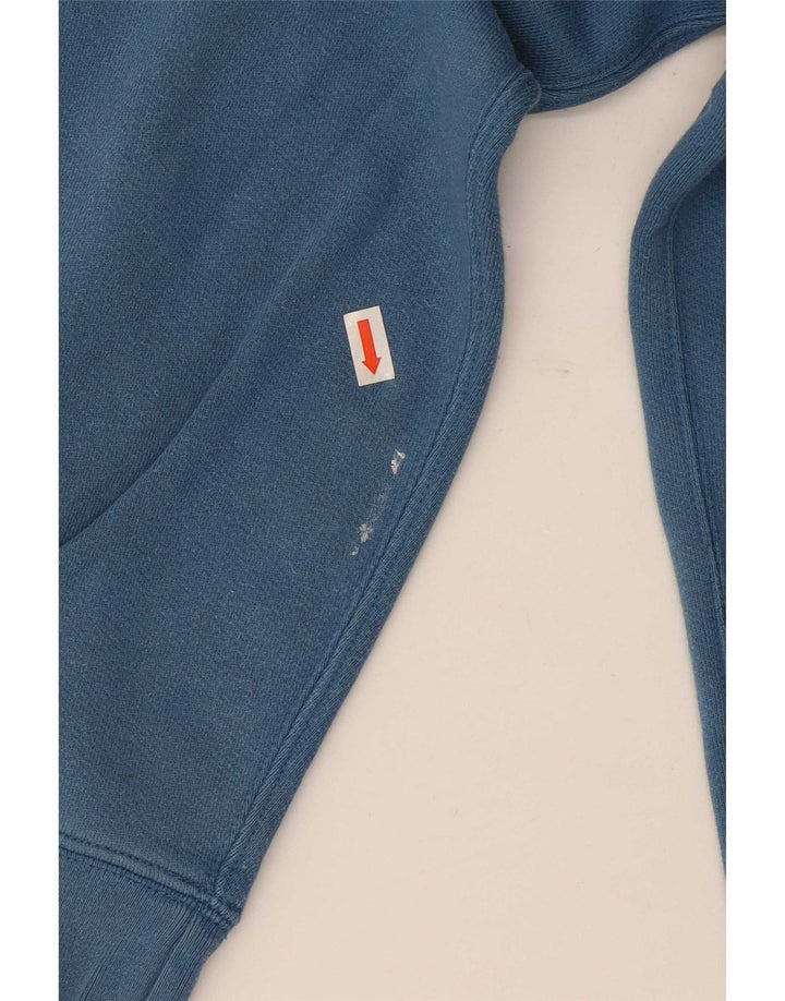 Suéter com capuz gráfico masculino Levi's grande algodão azul