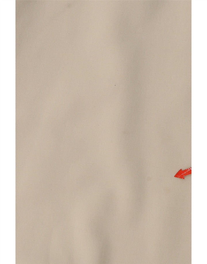 ADIDAS Womens Oversized Sweatshirt Jumper UK 18 XL Off White Cotton Vintage Adidas and Second-Hand Adidas from Messina Hembry 