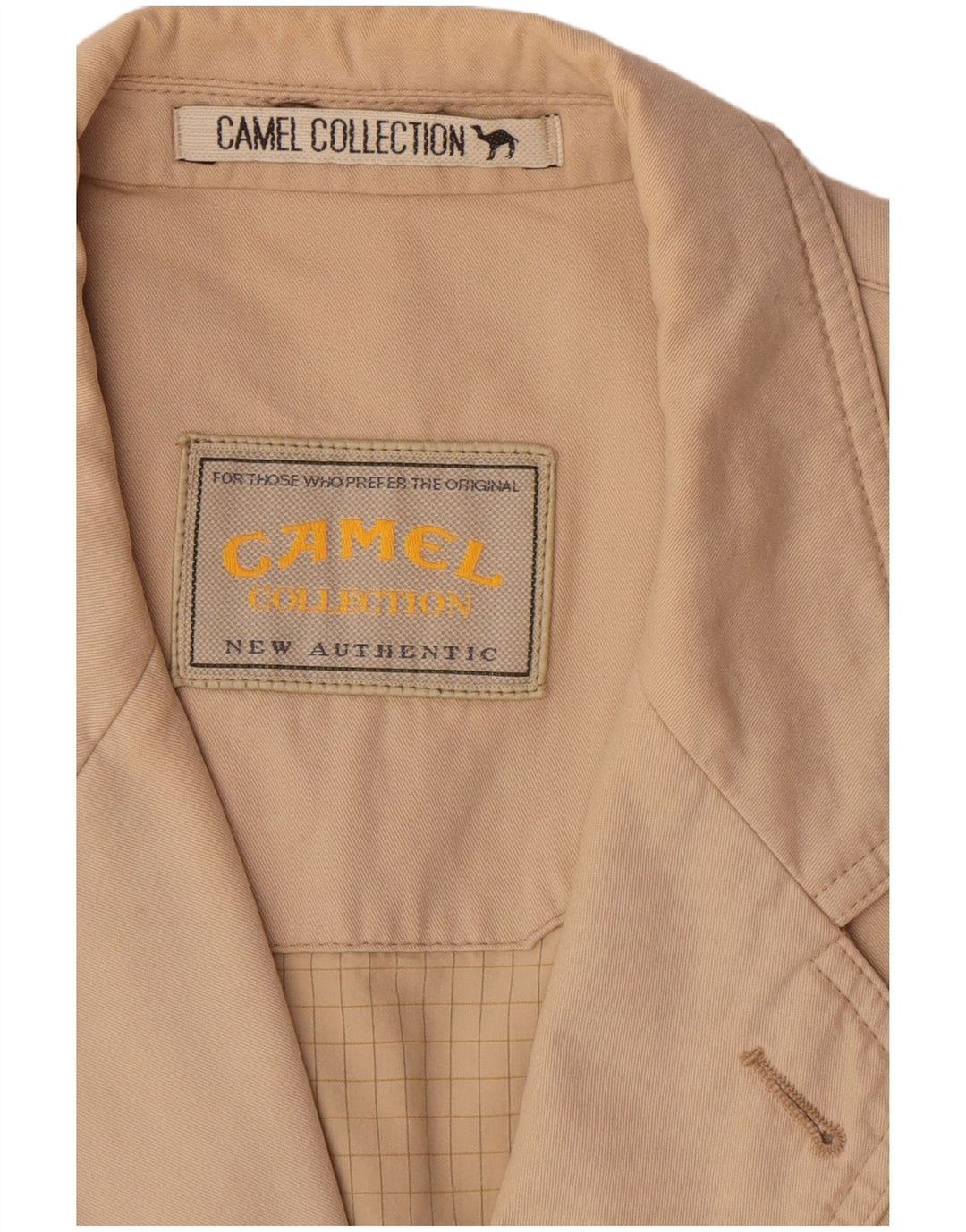 Jaqueta Blazer Camel Active Masculina com 3 Botões Reino Unido 38 Médio Bege