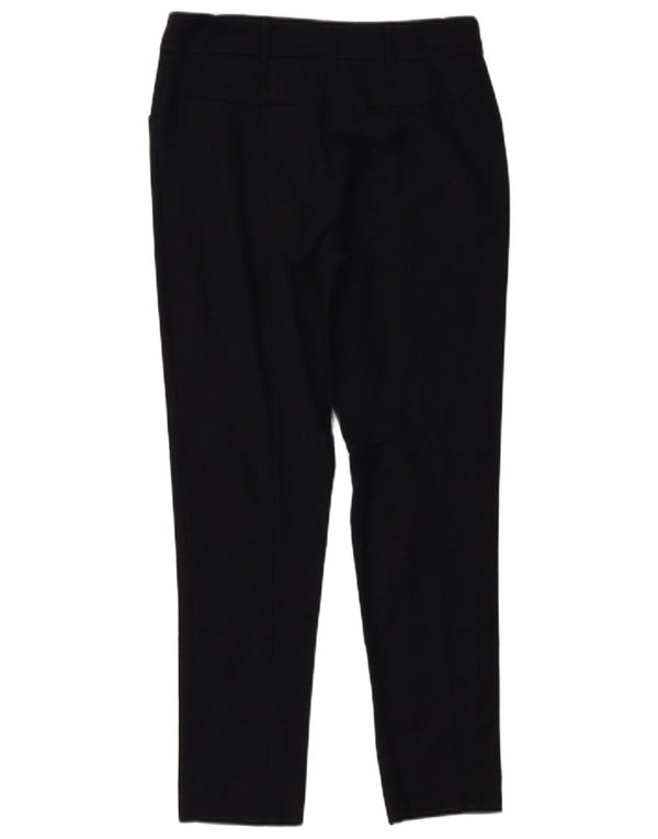 Calça Chino Feminina Oasis Slim UK 8 Pequena W30 L27 Algodão Azul Marinho